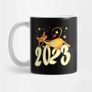 Happy New Year Cats 2023 Mug